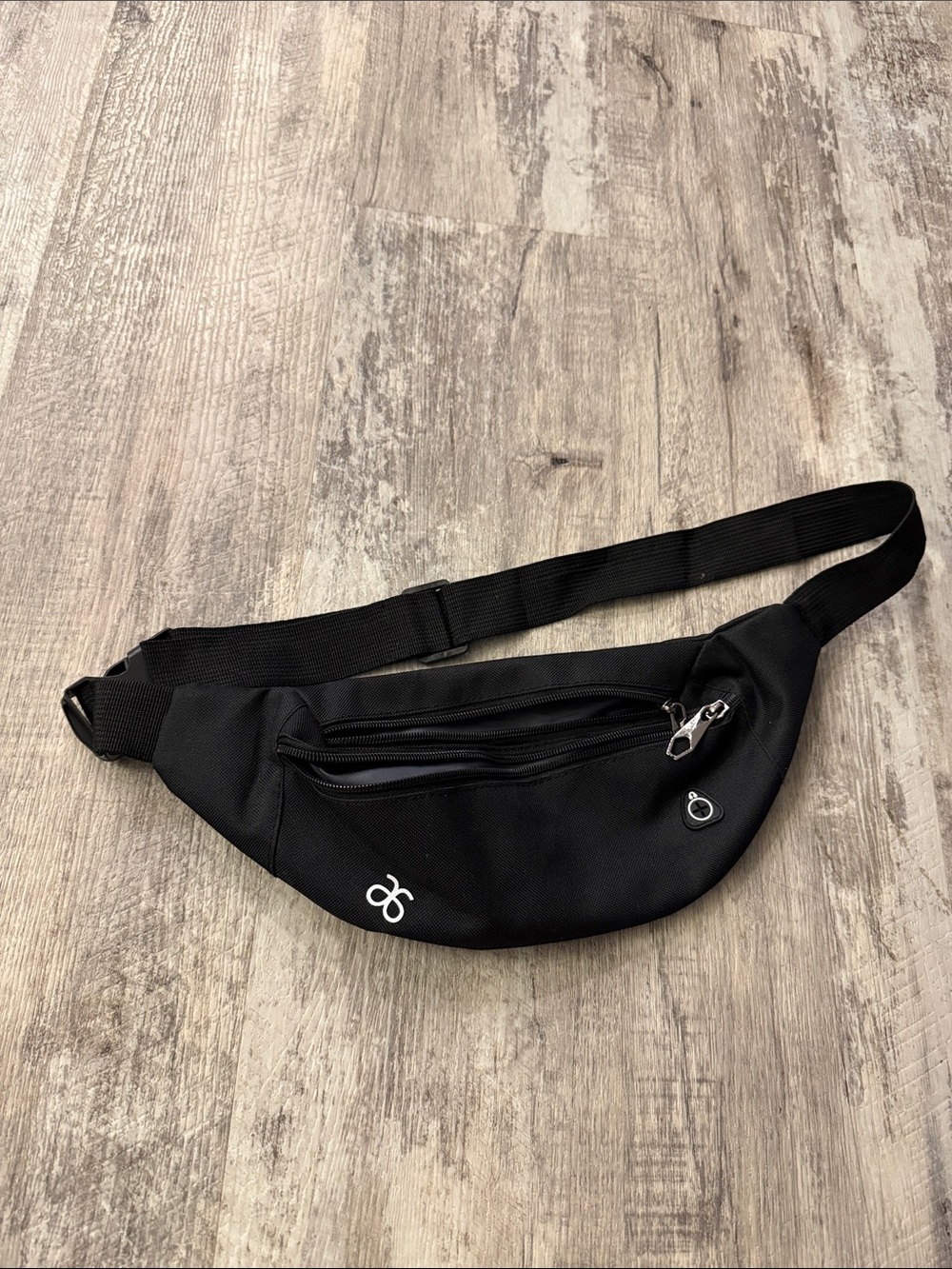 Black Waist Pack Sling Bag